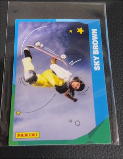 2021 Panini Sky Brown Skateboarding Card — front