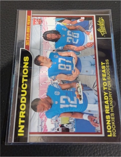 2020 Absolute Introductions #INTRODUCTIONS Detroit Lions Rookies — front