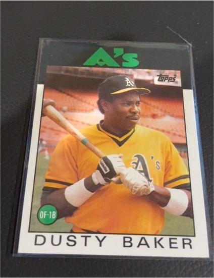 1983 Topps #400 Dusty Baker — front