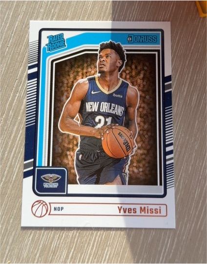 2021 Donruss Rated Rookie Yves Missi — front