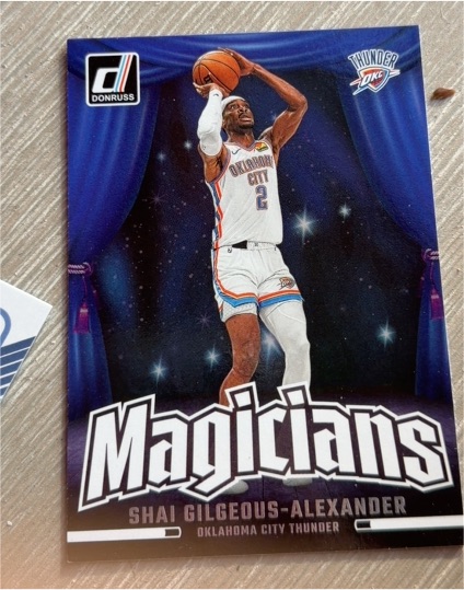 2022 Donruss Magicians Shai Gilgeous-Alexander — front