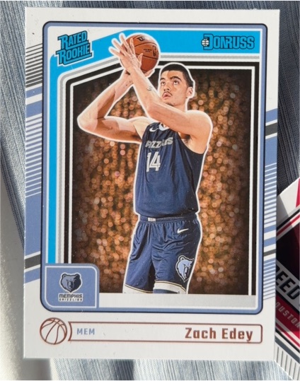 2023 Donruss #14 Zach Edey — front