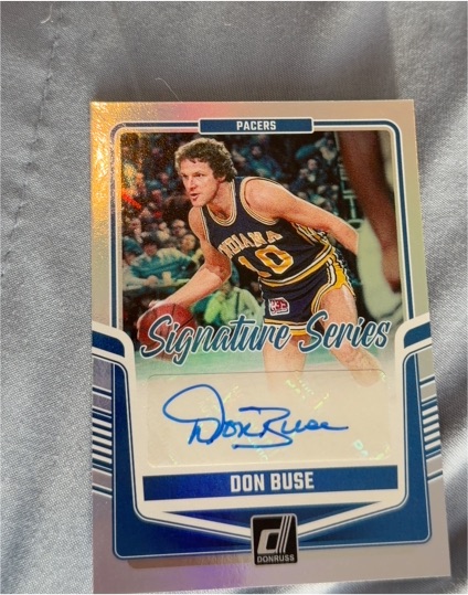 2021 Donruss Signature Series #SS-DB Don Buse — front