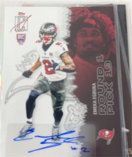 2023 Topps Ice #LC-EE Emeka Egbuka — front