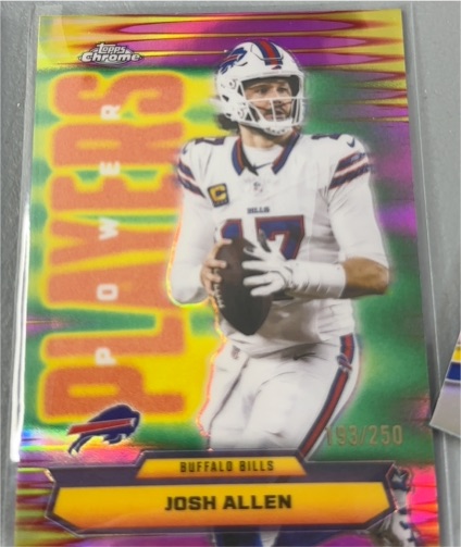 2020 Topps Chrome #193 Josh Allen — front