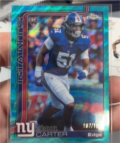 2022 Topps Chrome #187 Abdul Carter — front