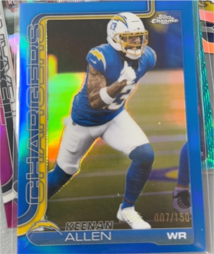 2020 Topps Chrome #7 Keenan Allen — front