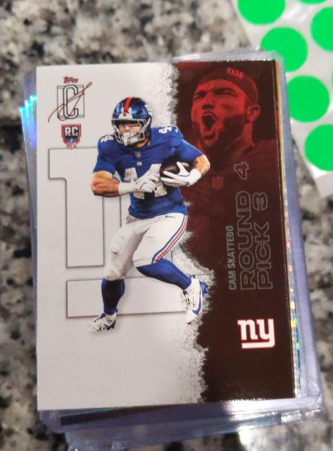 2022 Topps Chrome Rookie Card Cam Akers — front