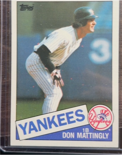 1986 Topps #300 Don Mattingly — front