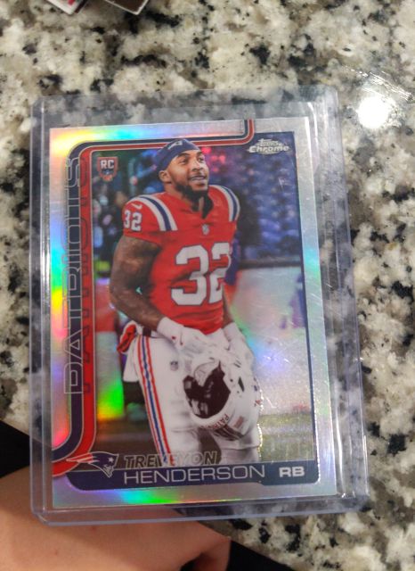 2023 Topps Chrome Football #D-1 TreVeyon Henderson — front