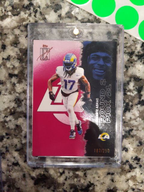 2021 Topps Fire #187 Amon-Ra St. Brown — front