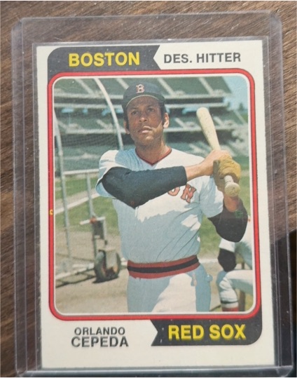 1972 Topps #300 Orlando Cepeda — front