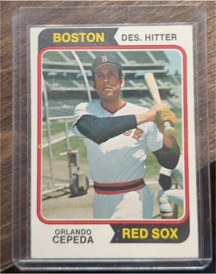1972 Topps #300 Orlando Cepeda — front