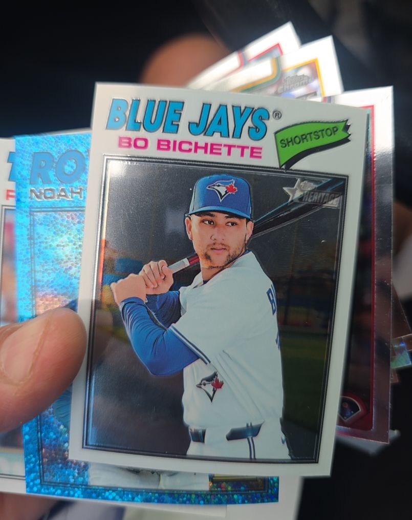 2022 Topps Heritage #7 Bo Bichette — front