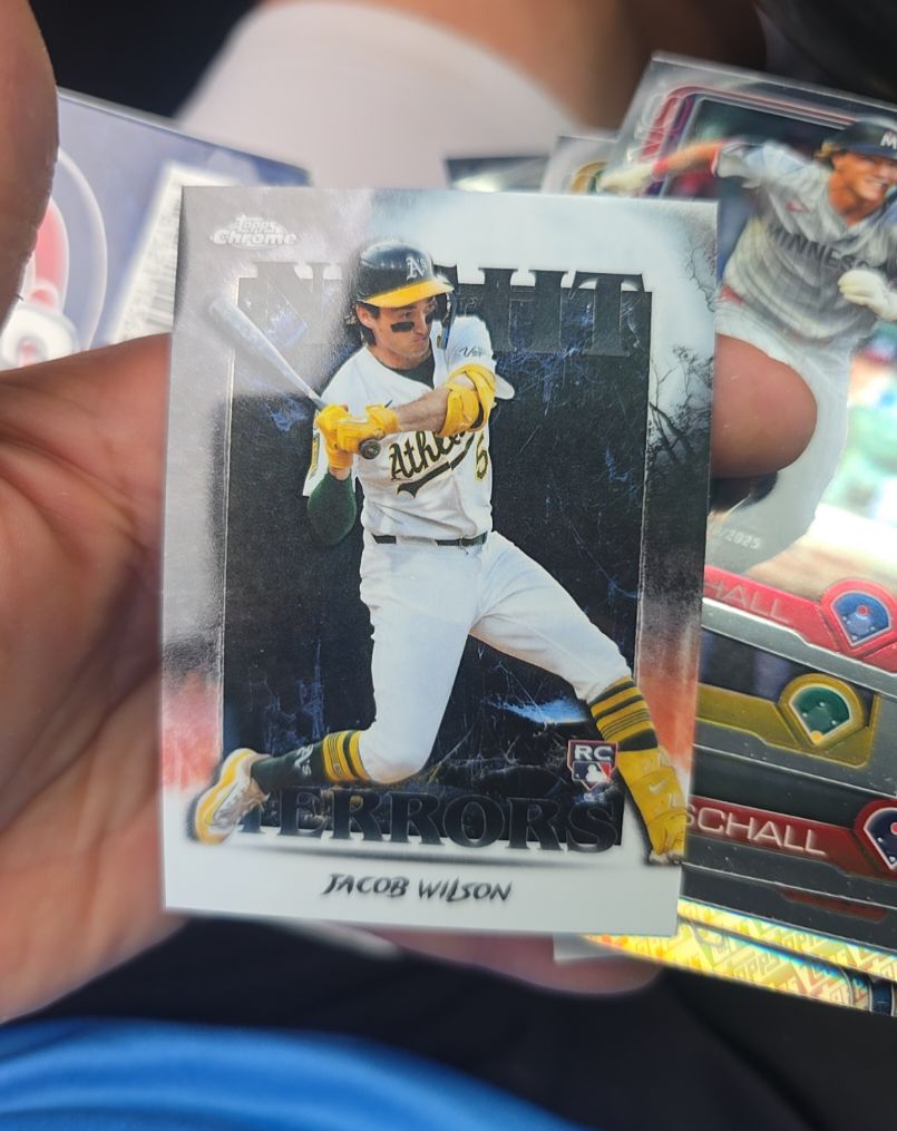 2023 Topps Chrome #Jacob Wilson Night Errors Jacob Wilson — front