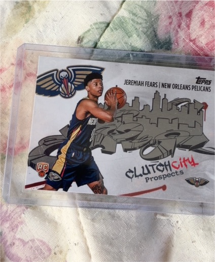 2021 Topps Clutch City Prospects #CC-1 Jeremiah Fears — front