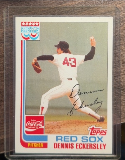 1982 Topps #43 Dennis Eckersley — front