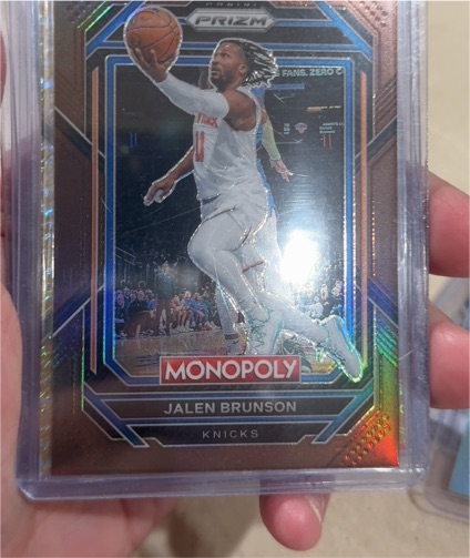 2022 Panini Prizm Monopoly #MON-JB Jalen Brunson — front