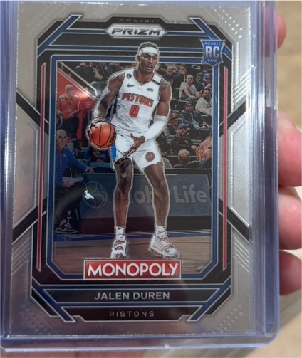 2023 Panini Prizm Monopoly #RC Jalen Duren — front