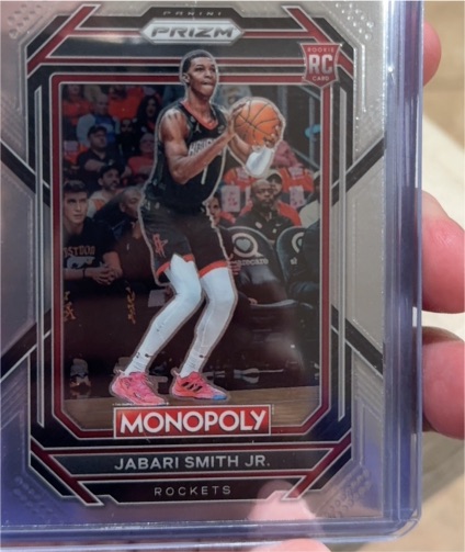 2022 Panini Prizm Monopoly #1 Jabari Smith Jr. — front