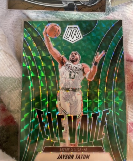 2020 Panini Mosaic Elevate Jayson Tatum — front
