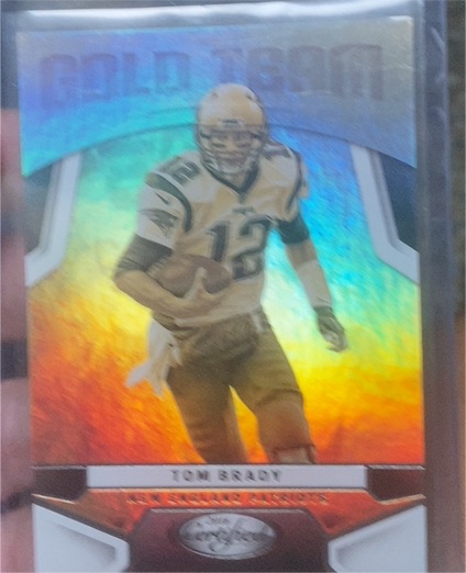 2000 Leaf Gold Team Tom Brady — front
