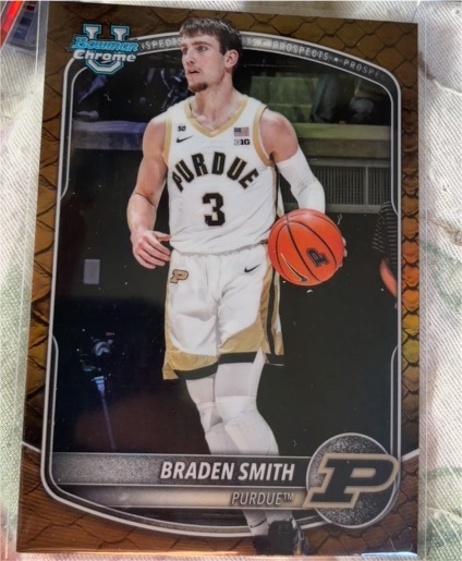 2021 Bowman Chrome #V-1 Braden Smith — front