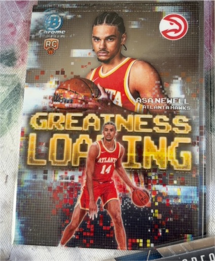 2022 Bowman Chrome Greatness Loading #GL-AN Asa Newell — front