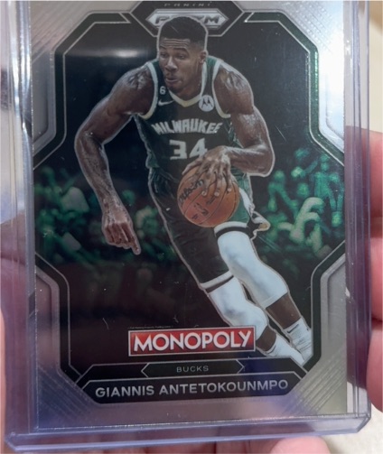 2021 Panini Prizm Monopoly #34 Giannis Antetokounmpo — front