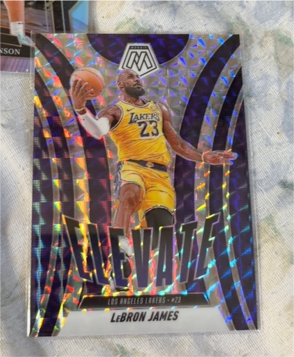 2020 Panini Mosaic Elevate LeBron James — front