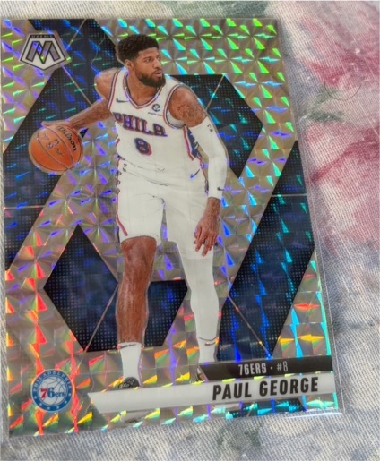 2022 Panini Mosaic #8 Paul George — front