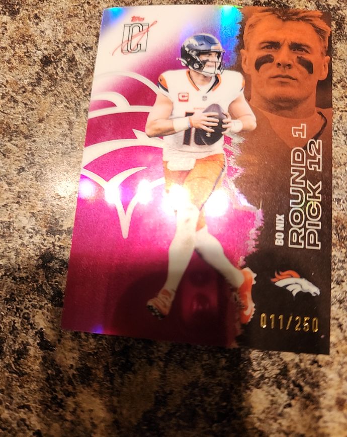 2022 Topps Dynasty #RD1-12 Bo Nix — front