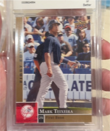 2003 Upper Deck #25 Mark Teixeira — front