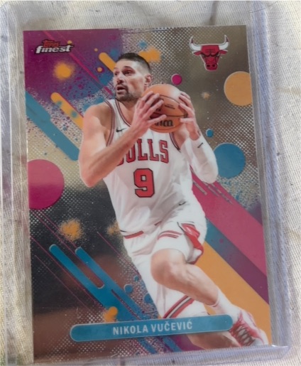 2023 Topps Finest #Nikola Vučević — front