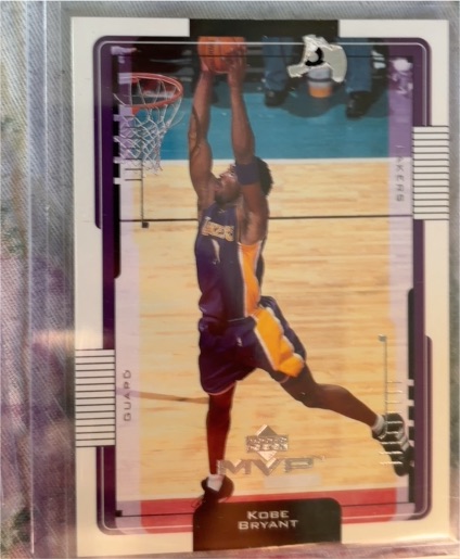 1996 Upper Deck MVP Kobe Bryant — front