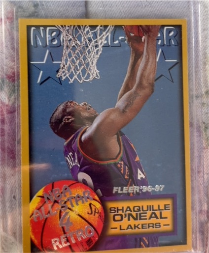 1996-97 Fleer NBA All-Star Retro Shaquille O'Neal — front