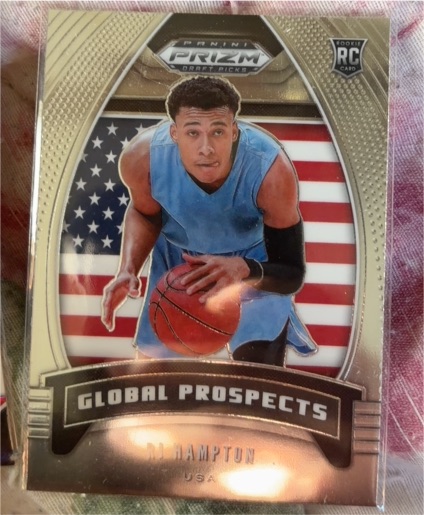 2020 Panini Prizm Draft Picks Global Prospects M. Hampton — front