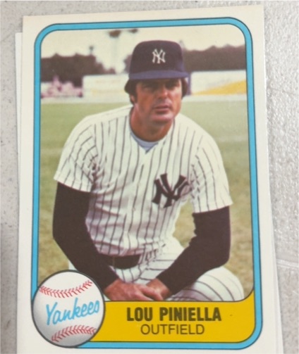 1973 Topps #100 Lou Piniella — front