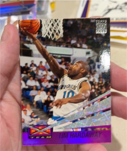 1993 Topps Finest #10 Tim Hardaway — front