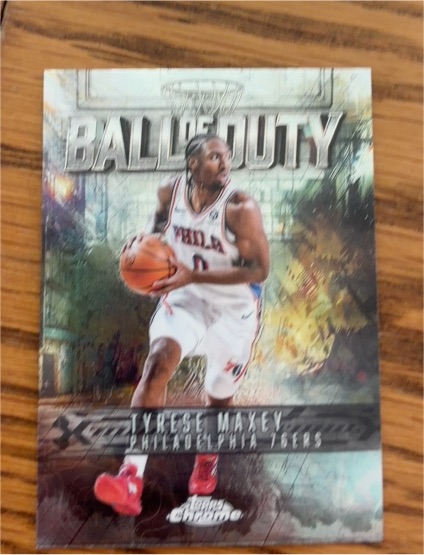 2021 Panini Chronicles Basketball #X Tyrese Maxey — front