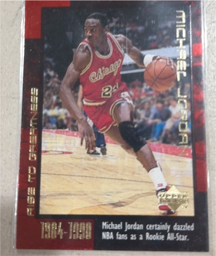 1990 Upper Deck Rookie Sensations Michael Jordan — front