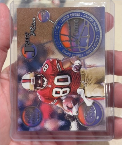 1996 Pacific Jerry Rice Canton Bound #1 — front