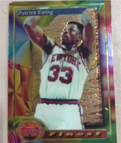 1993 Topps Finest #33 Patrick Ewing — front