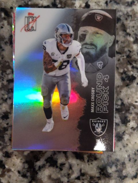 2020 Topps NFL Football #BP-4 Maxx Crosby Bound Pick — front