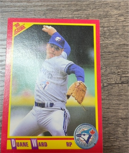 1990 Score #90 Duane Ward — front