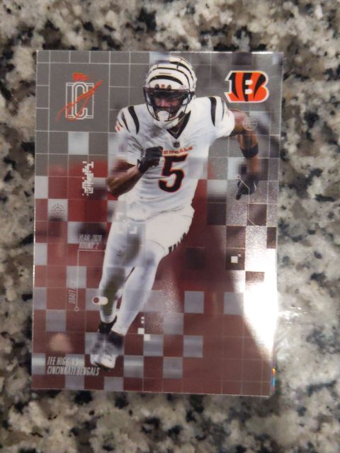 2021 Topps Chrome NFL #TC-TH Tee Higgins — front