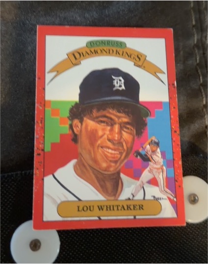 1985 Donruss Diamond Kings #1 Lou Whitaker — front