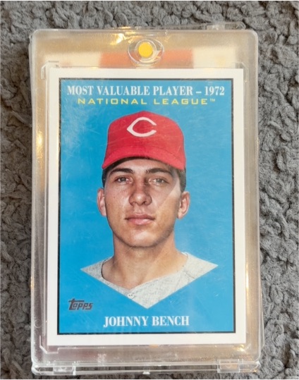 1973 Topps Most Valuable Player #MVP Johnny Bench — front
