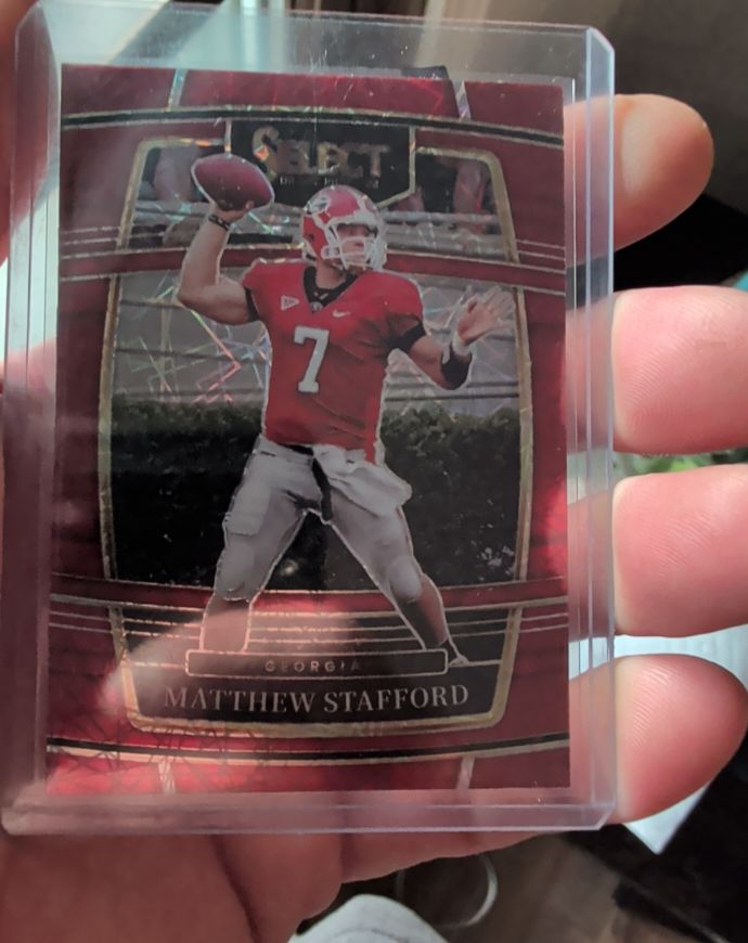 2006 Select #7 Matthew Stafford — front