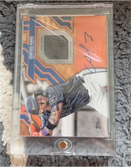 2022 Topps Chrome #FA Francisco Alvarez — front